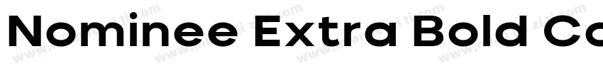 Nominee Extra Bold Condensed字体转换